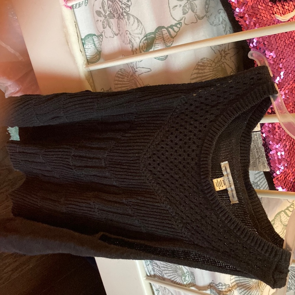 Black sweater shirt